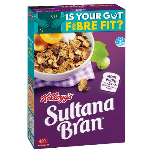 KELLOGGS SULTANA BRAN 420GM Pack Size: 12