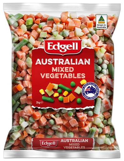 EDGELL MIXED VEGETABLES 2KG Pack Size: 6