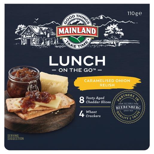 MAINLAND CARAMELISED ONION CHEESE 110GM Pack Size: 6