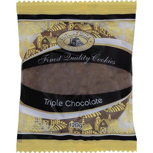 FUTURE BAKE TRIPLE CHOCOLATE COOKIE 120GM Pack Size: 12