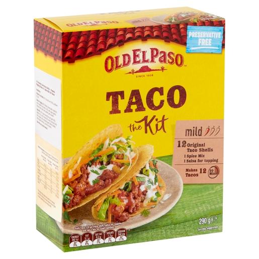 OLD EL PASO TACO DINNER KIT 290GM Pack Size: 8