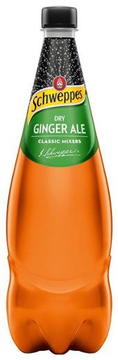SCHWEPPES DRY GINGER ALE 1.1L Pack Size: 12