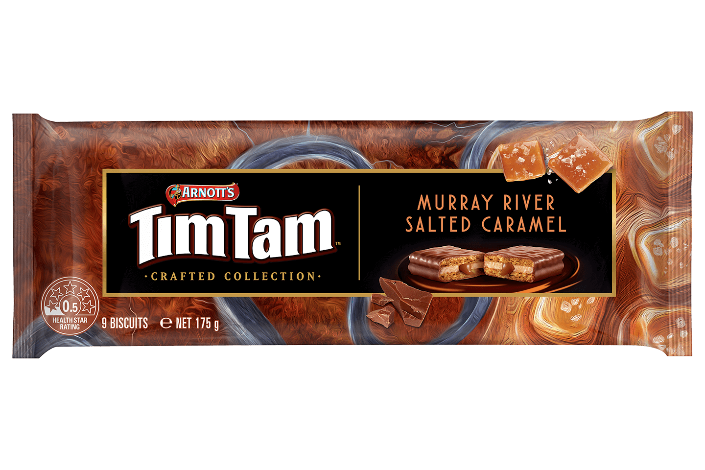 TIM TAM MURRAY RIVER SALTED CARAMEL 175GM