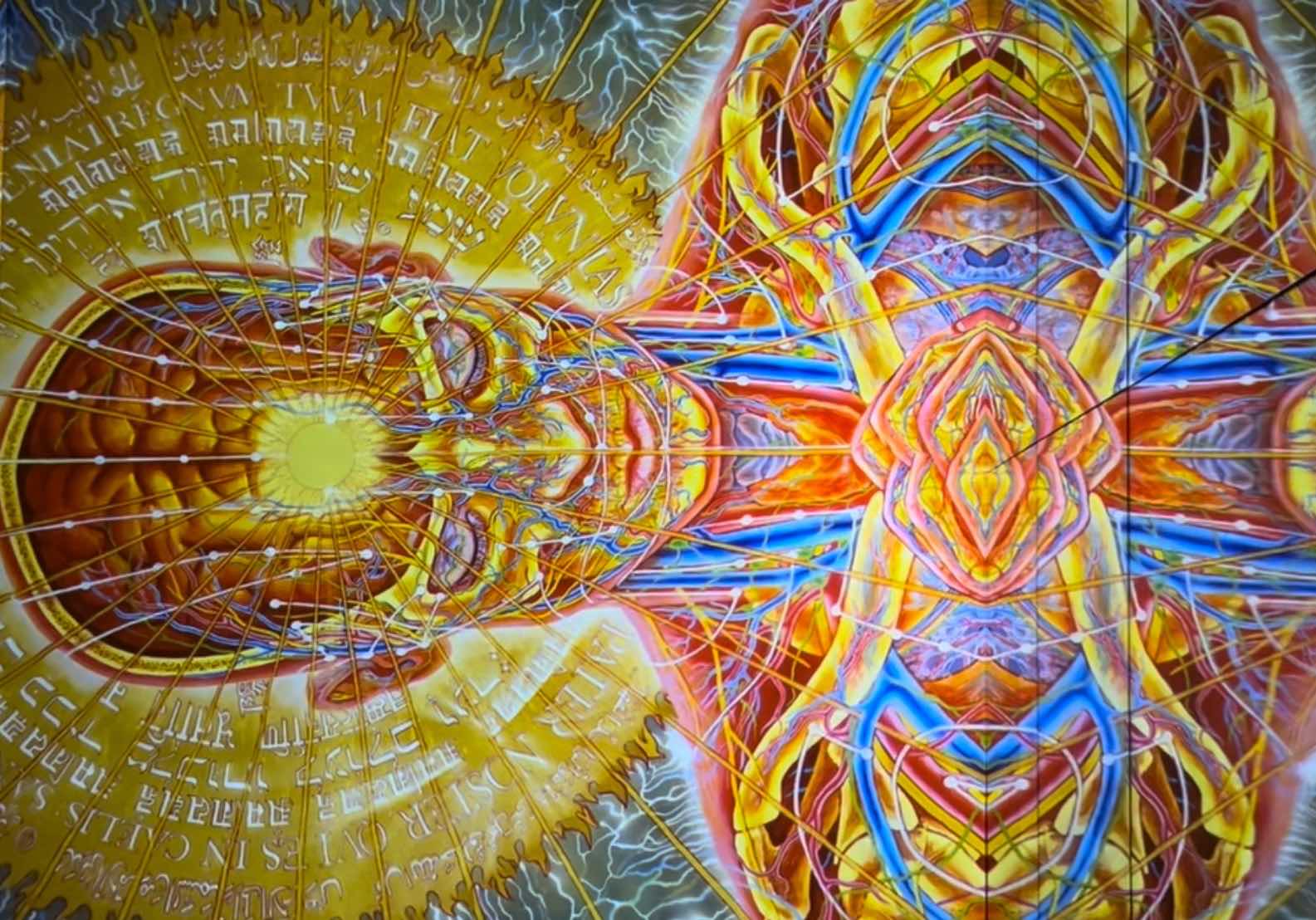 Alex Grey Kunstwerk.