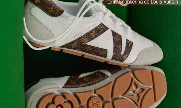 Entre sneakers y ballet: Audaces tenis Sneakerina de Louis Vuitton