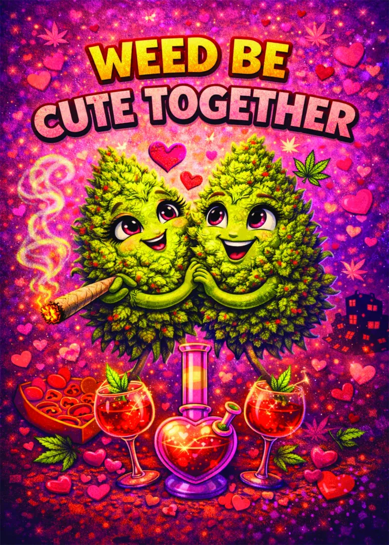 Weed Be Cute Together