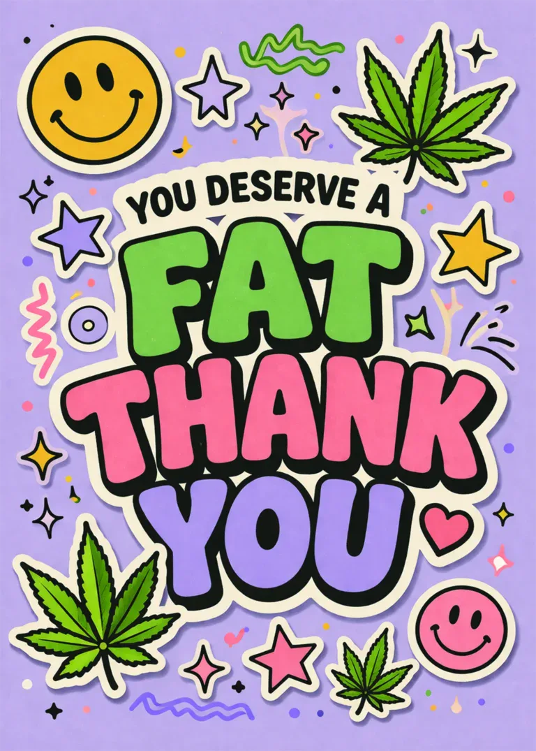 You Deserve a Fat Thank You