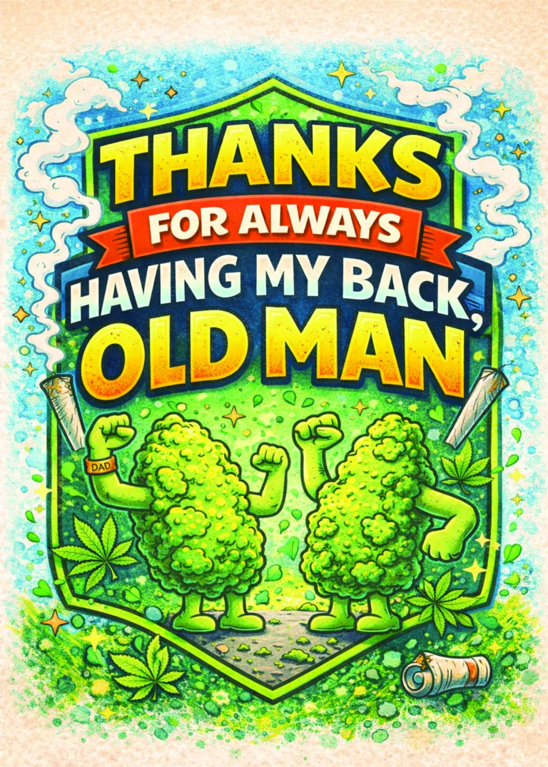 Thanks for Always Having My Back, Old Man