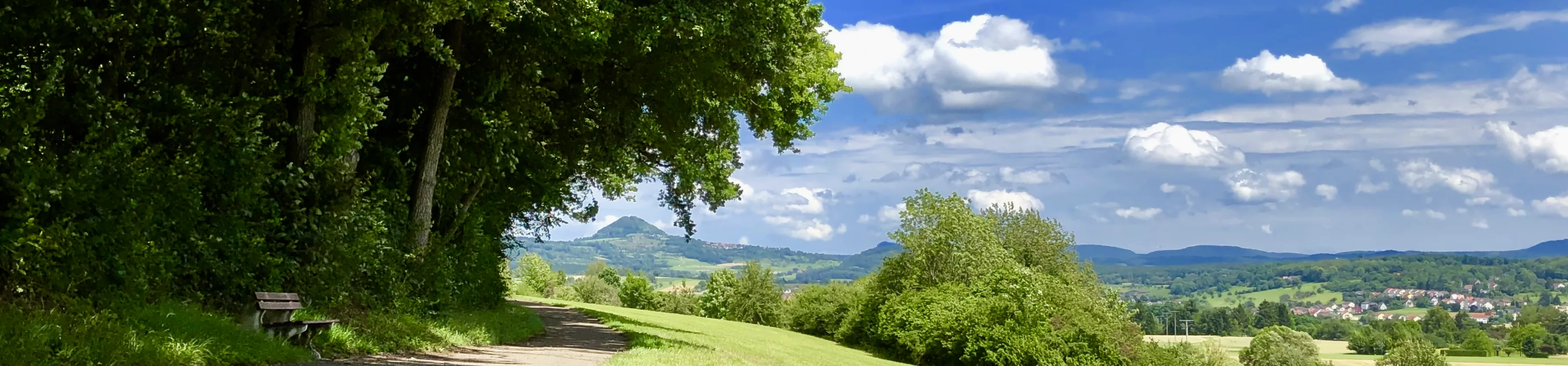Blick auf den Hohenstaufen bei Göppingen