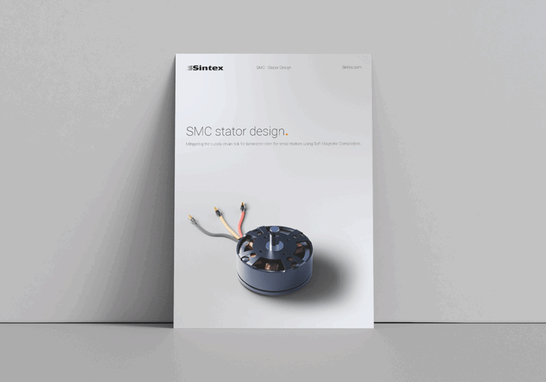 Mockup of Case on SMC stator design