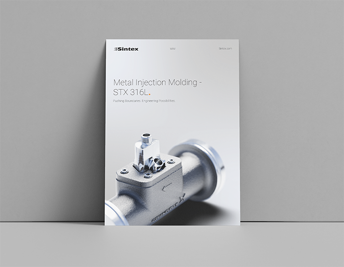 Mockup of MIM STX 316L datasheet