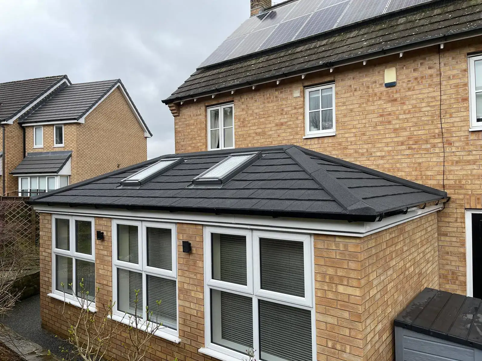 roof lantern installed at conservatory