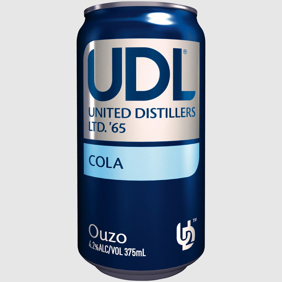 UDL OUZO & COLA 4% CAN 375ML