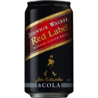 JOHNNY WALKER RED & COLA 4.6% CAN 375ML X24