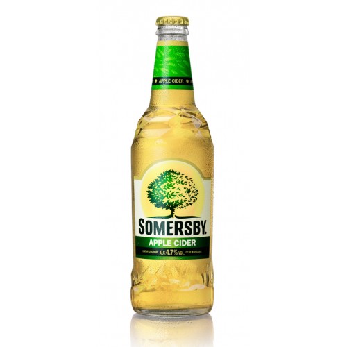 SOMERSBY CIDER APPLE STUBBIES 4.5% 330ML x24