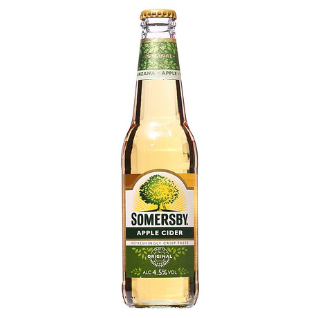 SOMERSBY CIDER PEAR STUBBIES 4.5% 330ML x24