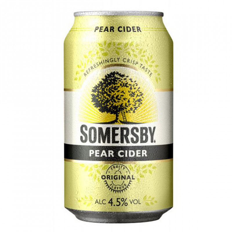 SOMERSBY CIDER PEAR CANS 30PK 375ML