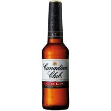CANADIAN CLUB & COLA BOTTLES 330ML