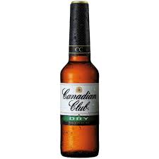 CANADIAN CLUB DRY BOTTLES 330ML X24