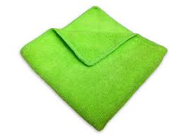 Microfibre Cloth Green-Pack of 10