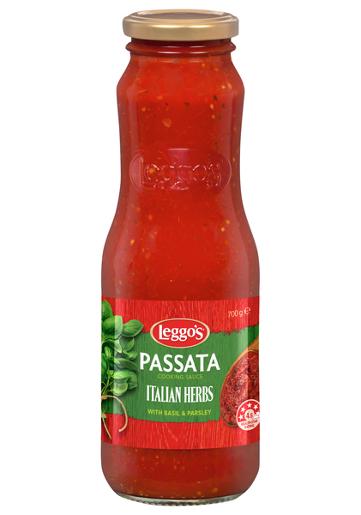 LEGGOS PASSATA SAUCE ITALIAN HERBS 700GM