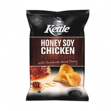 KETTLE CHIPS HONEY SOY CHICKEN 45GMX18
