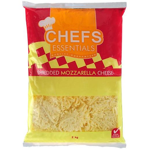 CHEFS ESSL MOZZARELLA CHEESE SHREDDED 2KG