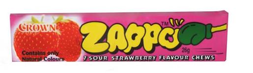 ZAPPO STRAWBERRY 29GM CARTON of 30