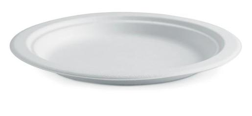 SUGARCANE PLATES ROUND 9IN 125 PER PACK