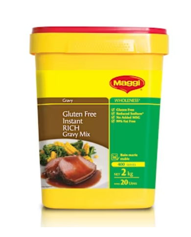 MAGGI INSTANT RICH GRAVY GLUTEN FREE 2KG