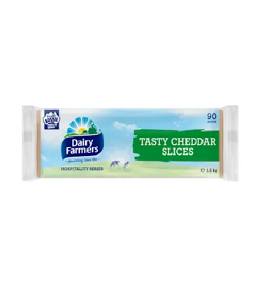 DAIRY FARMERS TASTY SLICE CHEESE 1.5kg