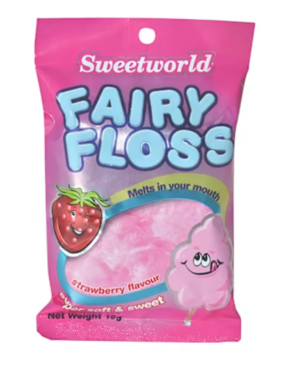CANDY FAIRY FLOSS 15GM X 18
