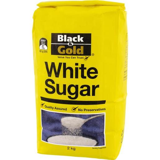 B/GOLD WHITE SUGAR 2KG