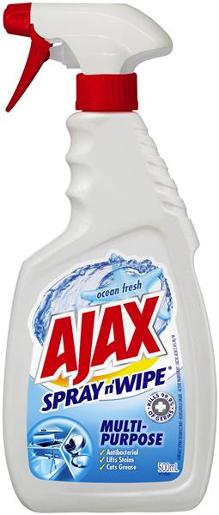 AJAX SPRAY & WIPE OCEAN FRESH 500ML
