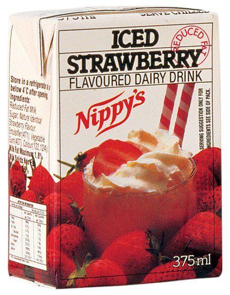 NIPPYS ICED STRAWBERRY 375MLX24