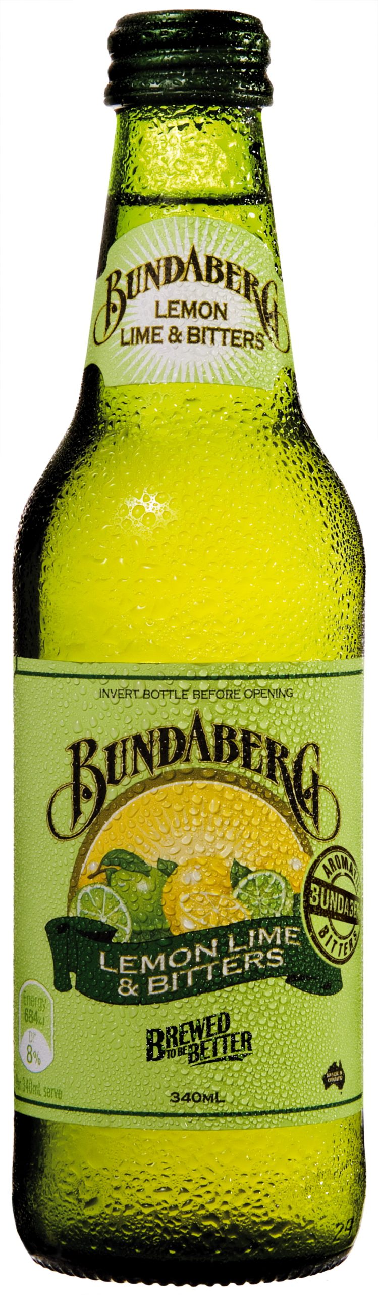 BUNDABERG LEMON LIME BITTERS 340ML X 12