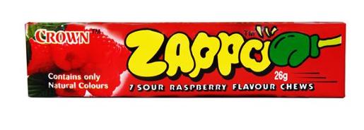 ZAPPO BUBBLEGUM 29GM CARTON of 30