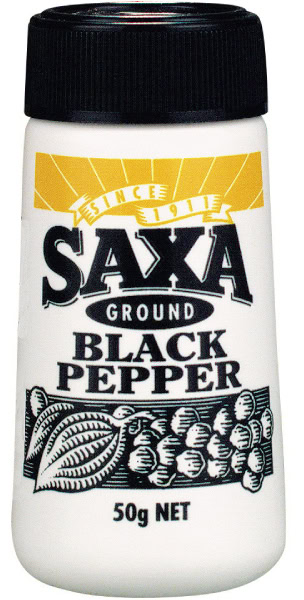 SAXA PEPPER BLACK GROUND 50GM