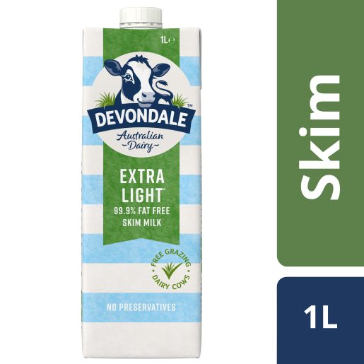 DEVONDALE MILK SKIM UHT 1LT