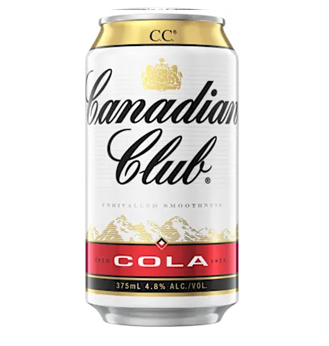 CANADIAN CLUB & COLA CAN 375ML X24