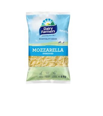 DAIRY FARMERS MOZZARELLA CHEESE SHREDDED 2KG