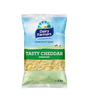 DAIRY FARMERS TASTY CHEDDAR CHEESE SHREDDED 2KG