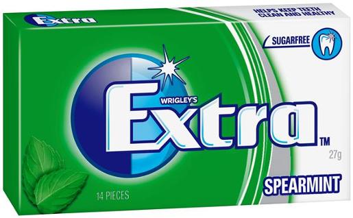 EXTRA ENV SPEARMINT SINGLE 24*27G