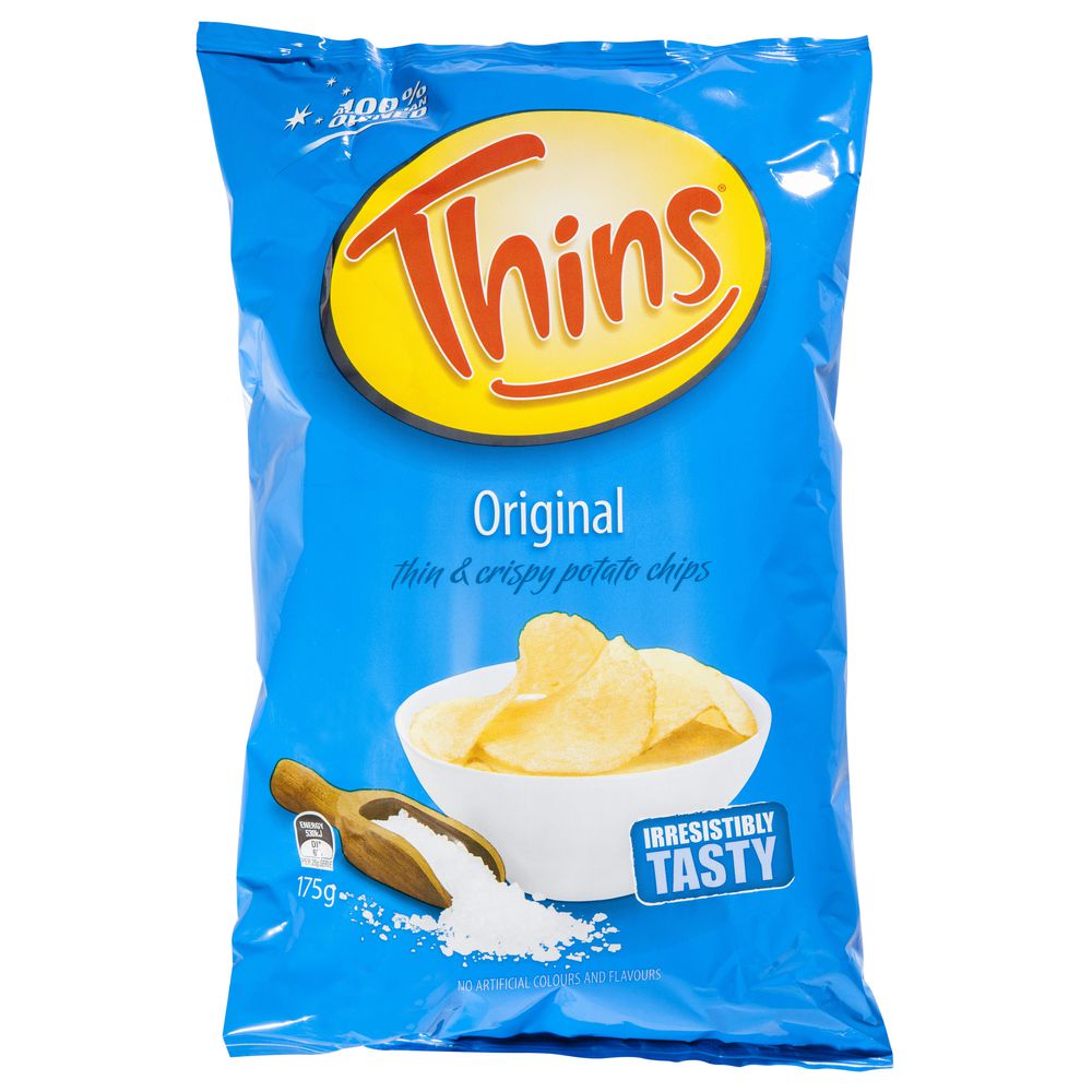 THINS CHIPS ORIGINAL 45GM X 18