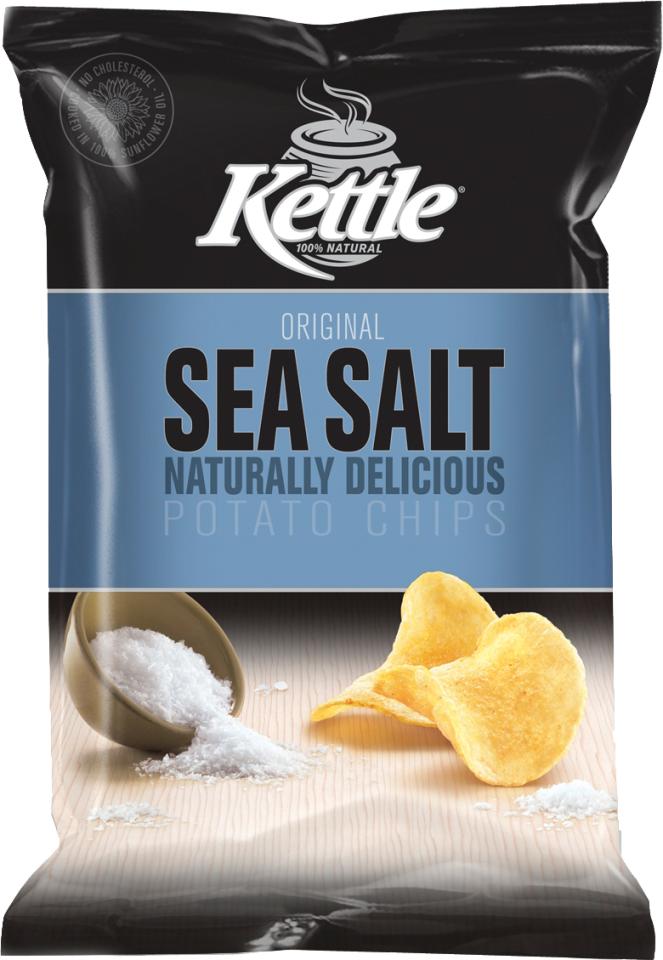KETTLE NATURAL SEA SALT 45GM X 18