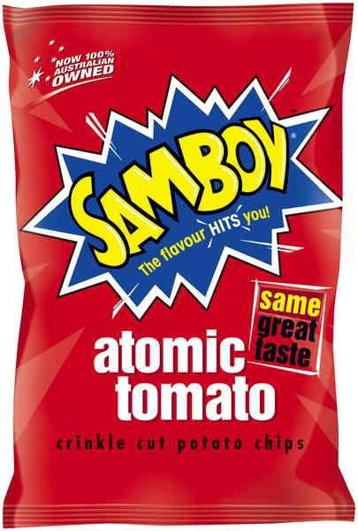 SAMBOY CHIPS TOMATO 45GM X 18