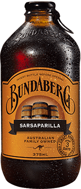 BUNDABERG SARSAPARILLA 375ML X12