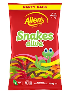 ALLENS SNAKES ALIVE 1.3KG