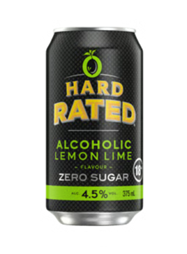 HARD RATED ALCOHOLIC LEMON LIME ZERO SUGAR PACK OF 30