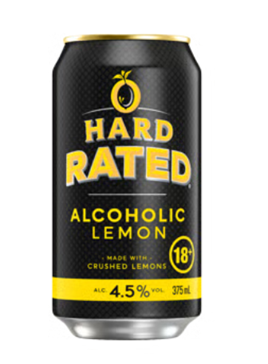 HARD RATED ALCOHOLIC LEMON (HARD SOLO) 10PK 375ML X 3 = 30 CANS